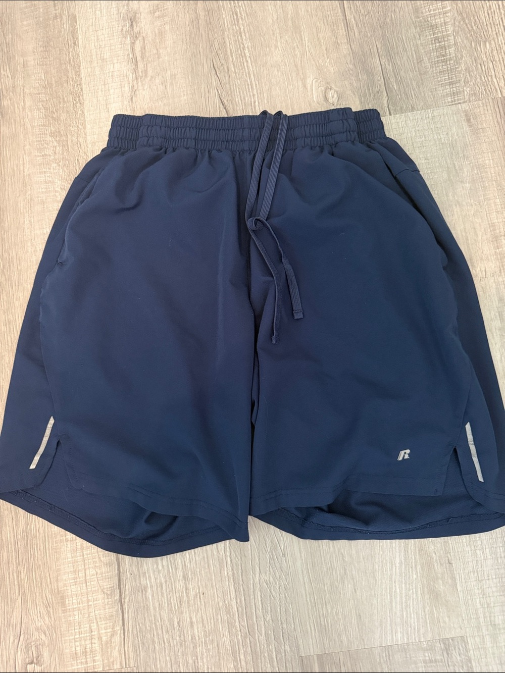 Russell Athletic Navy Men’s Athletic Shorts with Drawcord